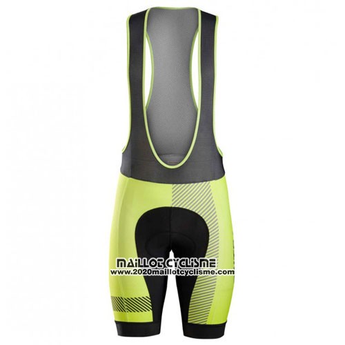 2016 Maillot Ciclismo Bontrager Noir et Jaune Manches Courtes et Cuissard